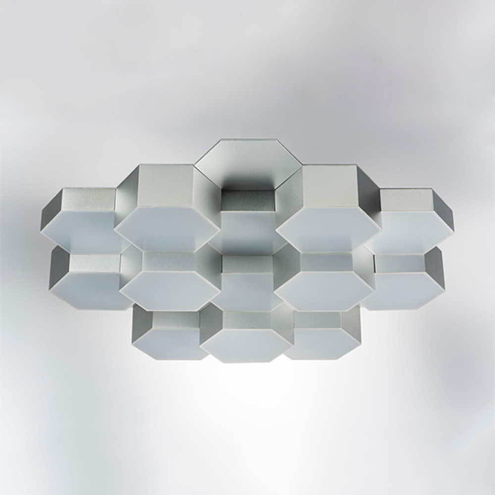 750162 Люстра потол FAVO LED-80W 3840LM Серебро 3000K