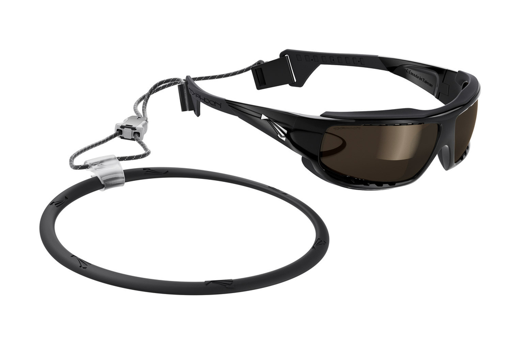 Спортивные очки LiP Typhoon / Gloss Black - Black / Zeiss / PA Polarized / Methane Brown Lens