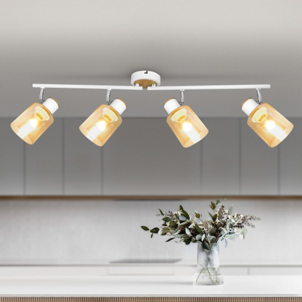 Светильник настенно-потолочный спот Rivoli   7057-704 4 х Е27 40 Вт поворотный