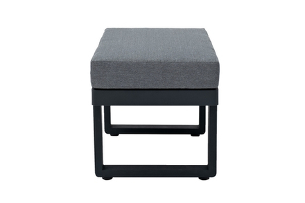 Оттоманка Joygarden ТОПА малая, темно-серый графит, серый антрацит