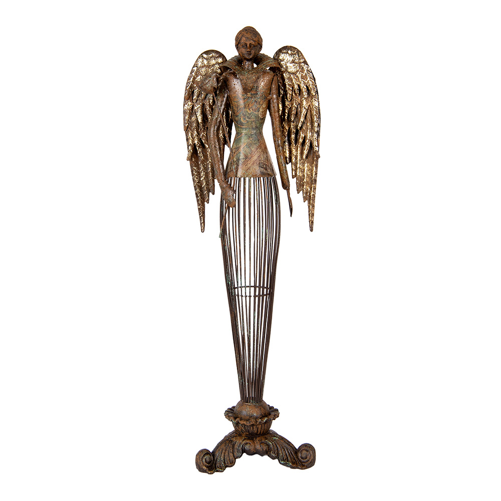 Декор "Античный Ангел" 17x15x54см металл