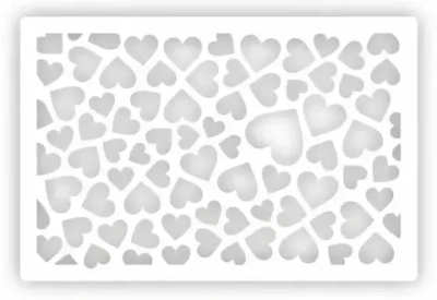 Трафарет «Сердца», 16*24 см