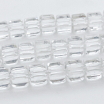 Горный хрусталь, размер около 7,2-7,4 мм, цена за 13 шт (1/4 нити)