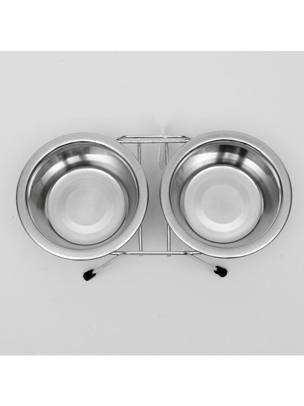 Миска двойная на подставке VM-2700, 2 х 240 мл; 2 x 360 мл