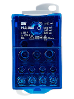 Блок распределительный на DIN-рейку РБД-250А IEK RBD-250