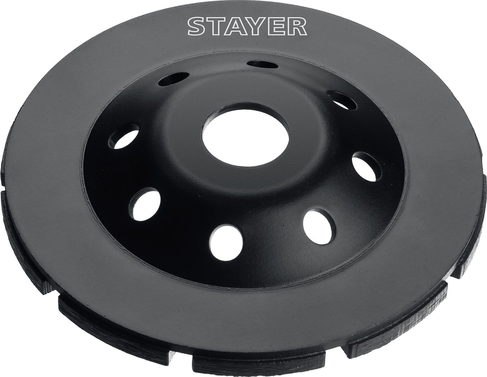 STAYER Double, d 125 мм, двухрядная алмазная чашка (33381-125)