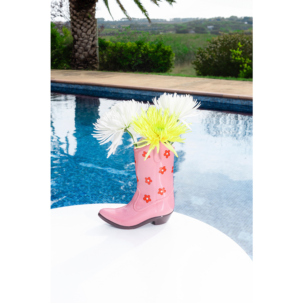 Ваза для цветов rodeo, 22,5 см, розовая