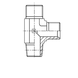 Штуцер FLC BSP 1/2" BSPT 1/2"