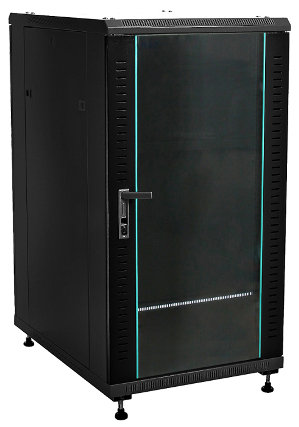 Шкаф напольный 19", 22U W&T B226080BWTWOF