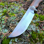 Нож из алмазки Лесник ХВ-5, мельхиор (Ворсма)