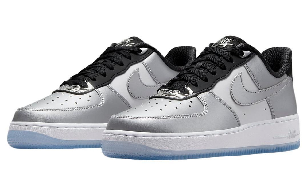 Кроссовки Nike Air Force 1 "Metallic Silver" (Женская размерная сетка)