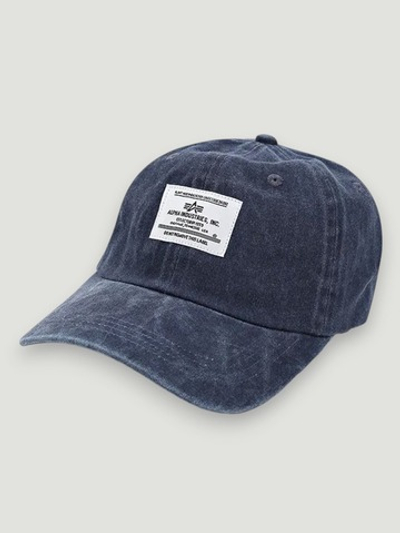 Бейсболка Alpha Industries Battlewash Cap Rep. Blue (Синяя)