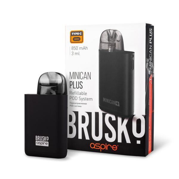 Купить Набор Aspire Brusko Minican Plus Pod Kit черный