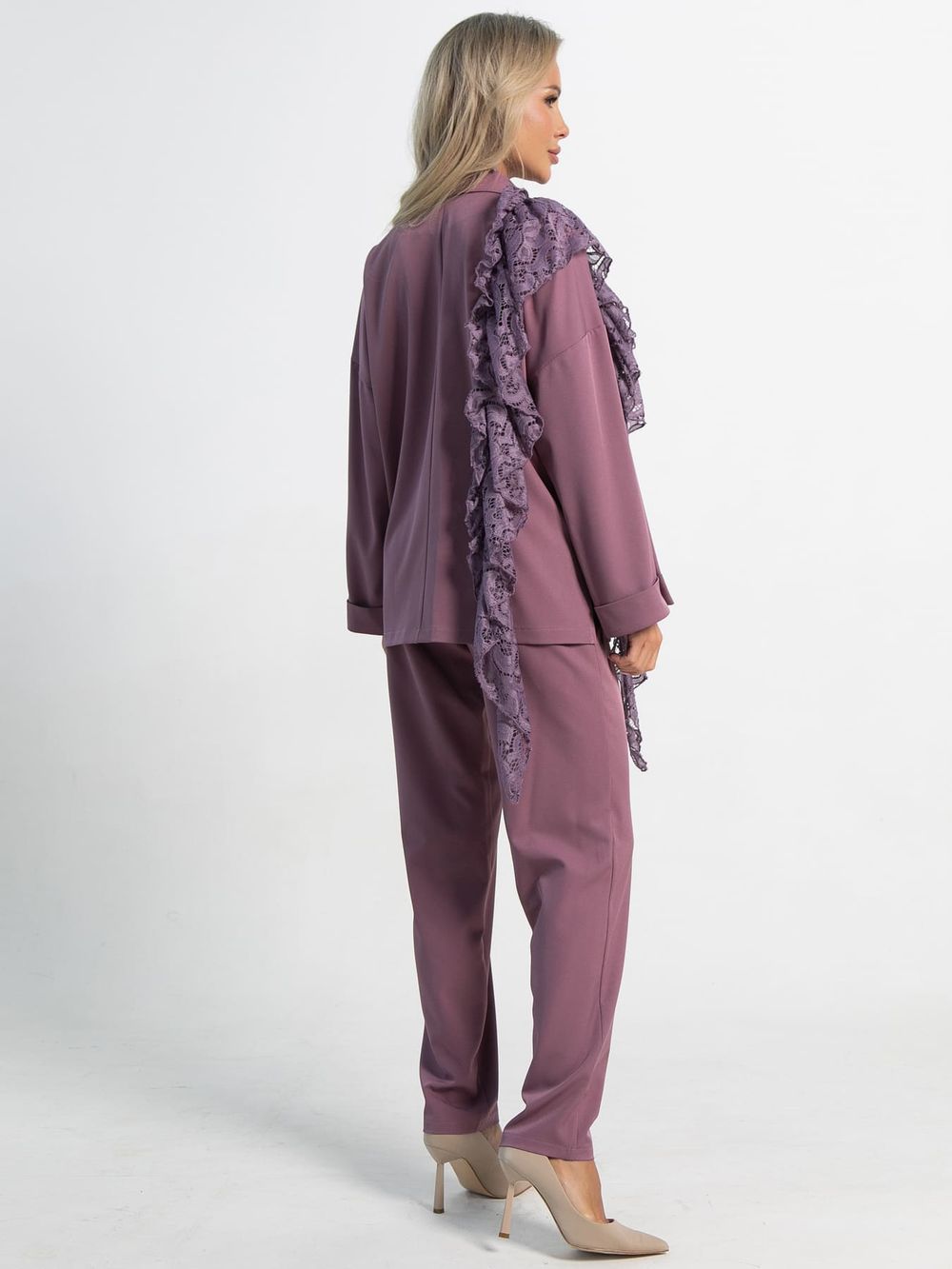 Костюм брючный Стилизация (нежно-розовый) К15332-4М LT Collection