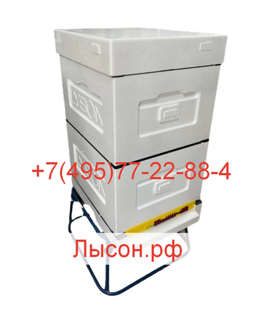 Улей 10 рамочный ППС 2 корпусной без покраски (Лысонь Вологда) комплект