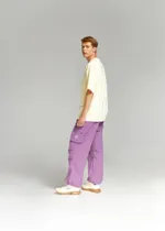 Брюки Called a Garment Multi pocket сиреневые