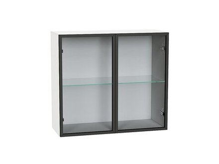 Шкаф верхний с 2-мя остекленными дверцами