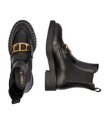 Кожаные челси TWINSET - черный(242TCP032)