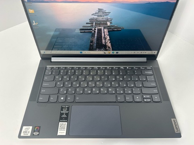Ноутбук Lenovo Yoga Slim 7 14IIL05 (82A10087RU) 14"/Intel Core i5 1035G4/RAM 16 GB/SSD 512 GB/Intel Iris Plus Graphics/1920x1080/IPS/Подсветка кл-ры: LED/серый. Состояние: B1