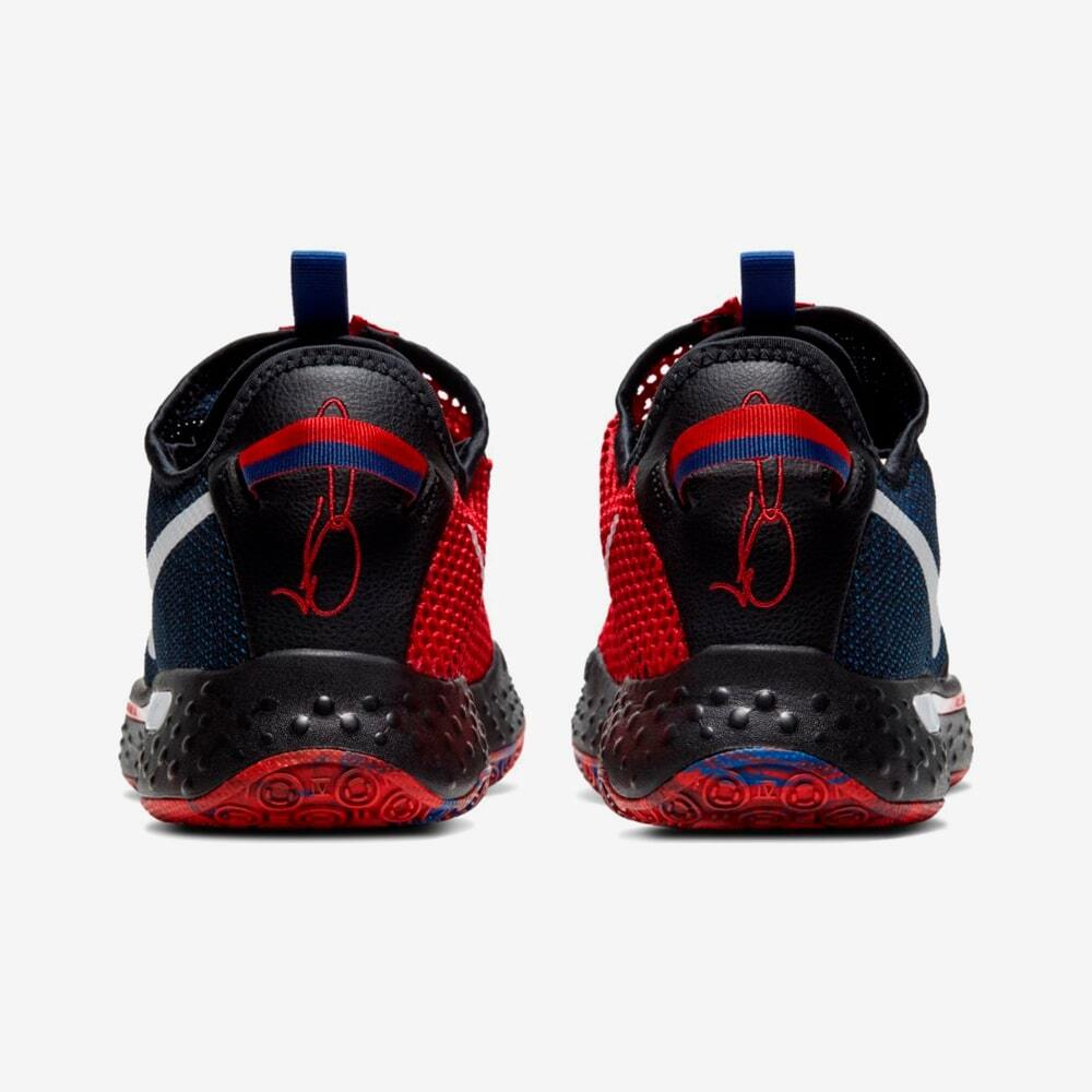 Nike PG 4 Clippers "Metallic Silver Rush Blue"