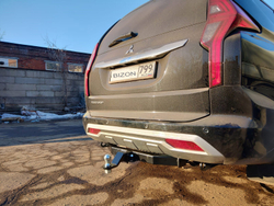 Фаркоп Бизон на Mitsubishi Pajero Sport FA 0290-E (с 2021 г.в.) (паспорт и сертификат в комплекте)(без электрики)