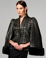 Жакет "София" с меховой отделкой