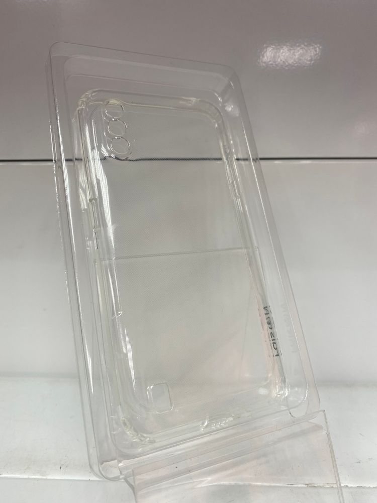 Чехол силиконовый SAMSUNG Galaxy A01 прозрачный