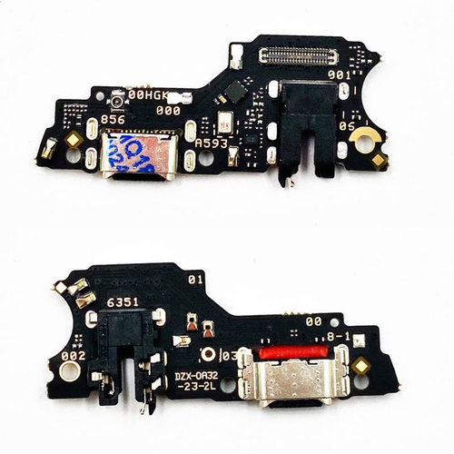 Шлейф для OPPO A53 плата на системный разъем/разъем гарнитуры/микрофон