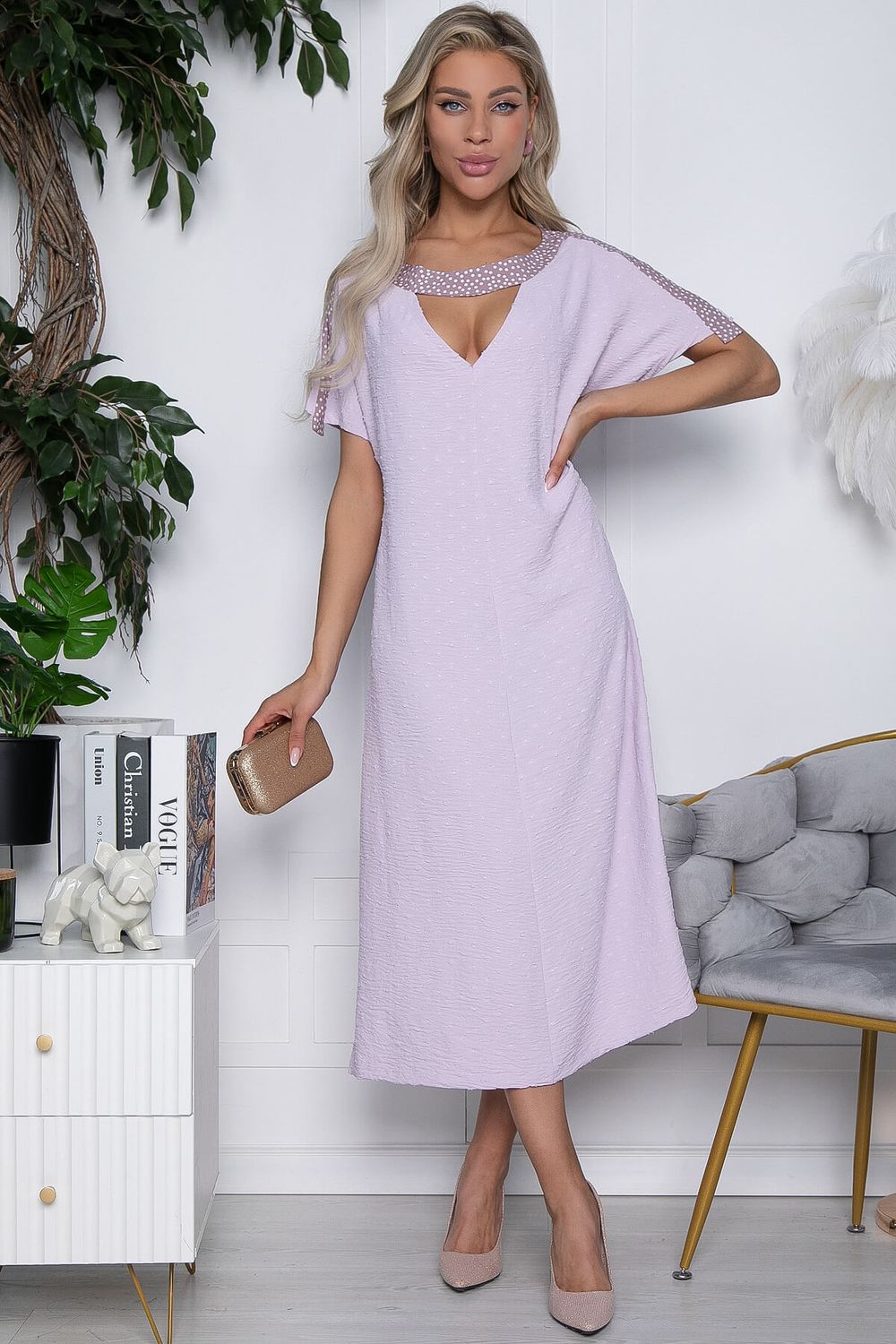 Платье Сказка (пудра) П10623 LT Collection