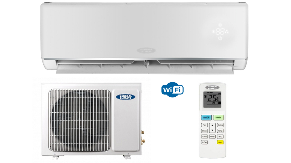 Настенная сплит-система General Climate GC-MR12HR/GU-MR12H inverter (in+out)