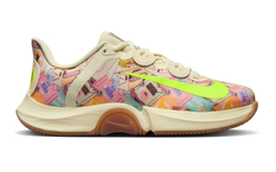 Женские Кроссовки теннисные Nike Court Air Zoom GP Turbo Osaka - coconut milk/volt/gum lighi btown/sesame