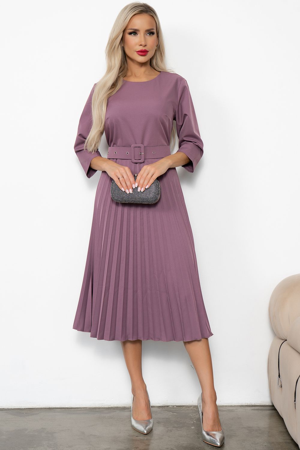 Платья Агния (сливовый) Р11-1220/2 Nikol