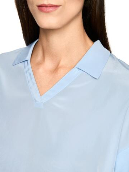 Marc Cain Блуза из комбинированной ткани