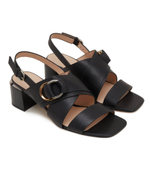 Кожаные босоножки на каблуке Pinko - черный(SD0055 P001)