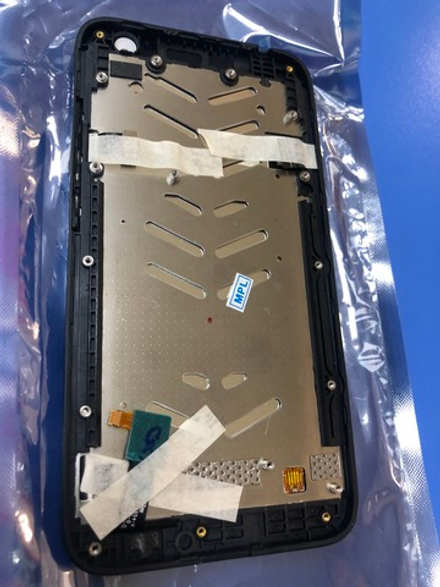 Дисплей в сборе с тачскрином и рамкой чёрный для HTC Desire 616 Оригинал