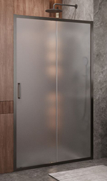 Душевая дверь Cezares MOLVENO-BF-1-120-P-GM, 120х195, профиль оружейная сталь, стекло Punto матовое