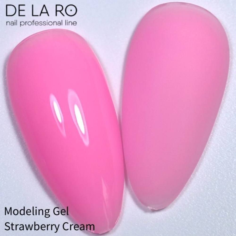 Delaro Моделирующий гель однофазный Strawberry Cream - 15гр