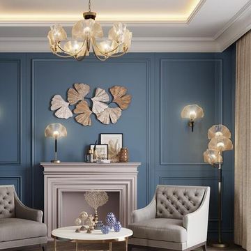 4870/1T HALL ODL_EX22 187 золотой/чёрный/стекло Настольная лампа E14 1*40W VENTAGLIO