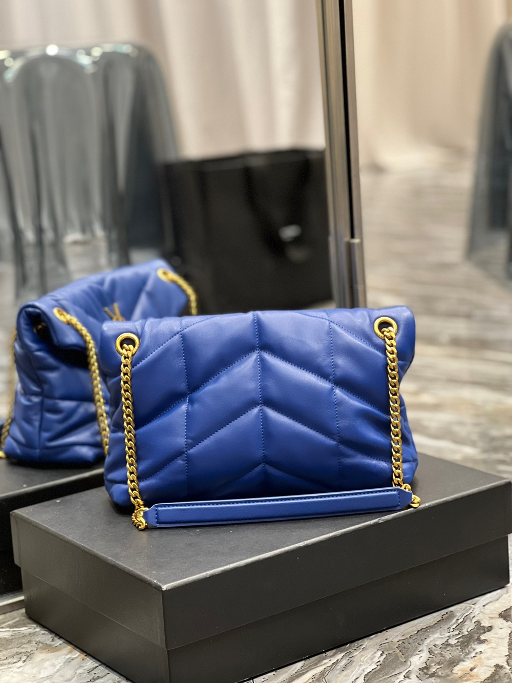 Saint Laurent Loulou Puffer Bag 29 cm