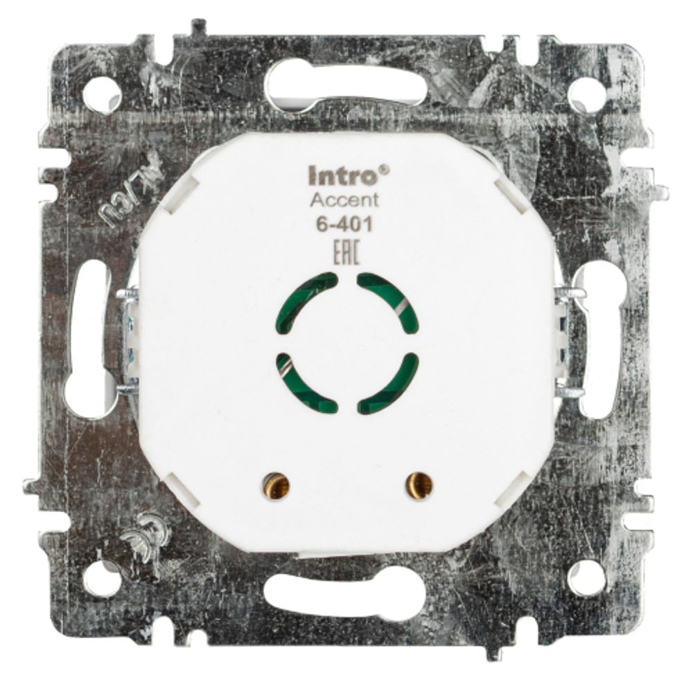 Светорегулятор Intro Accent 6-401-01 поворотный, 600Вт 230В, IP20, СУ, белый