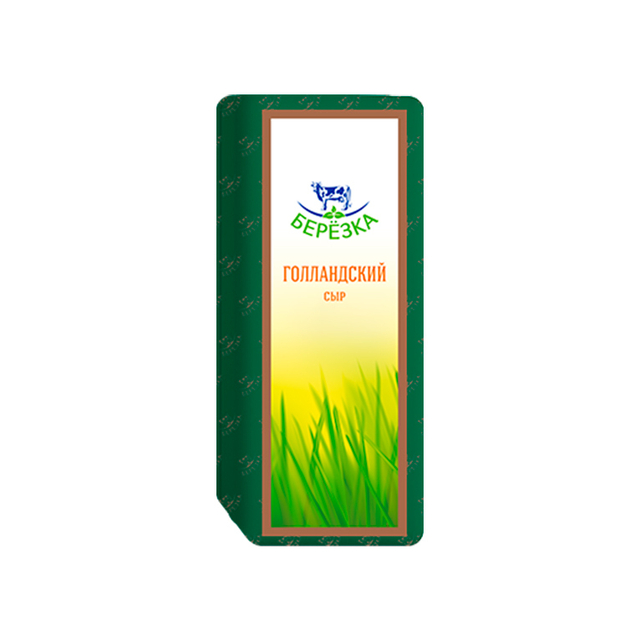 Сыр "Голландский" брусковой высшего сорта 45%, Березовский сыродельный комбинат, Беларусь