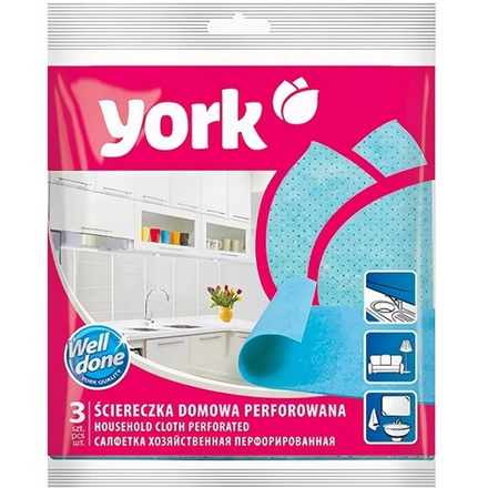 York салфетка перфорированная 3 штуки
