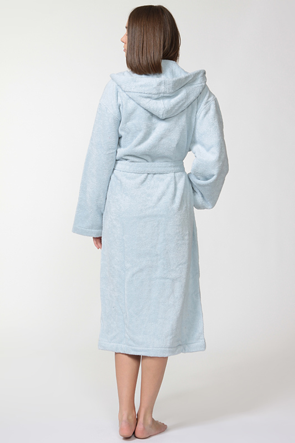 Элитный махровый халат Golf голубой от Trussardi