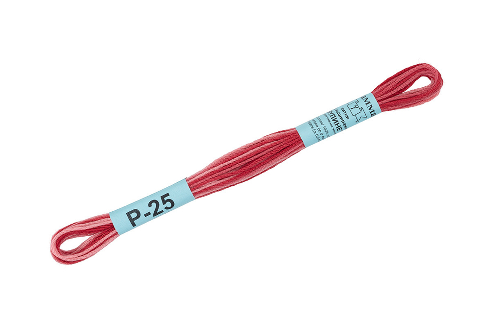 Мулине "Gamma" меланж, 8 м, 100% хлопок, № Р-25