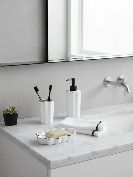 Диспенсер для жидкого мыла camellia, белый