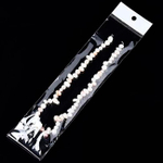 Пакеты 4х21+5 см с белым подвесом и клеевым клапаном