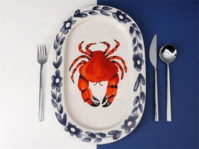 Блюдо овальное 32 см Coralline