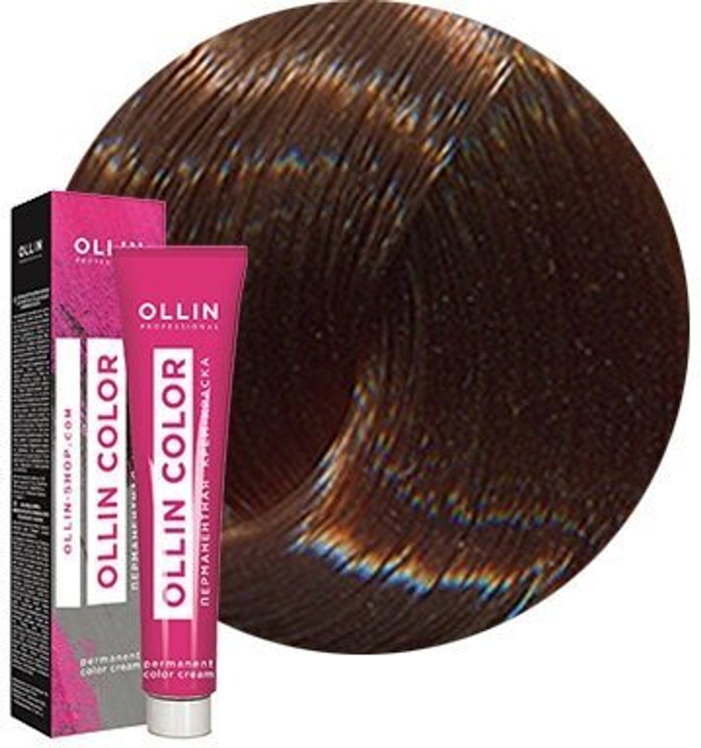 OLLIN COLOR 7/7 русый коричневый 60мл Перманентная крем-краска для волос