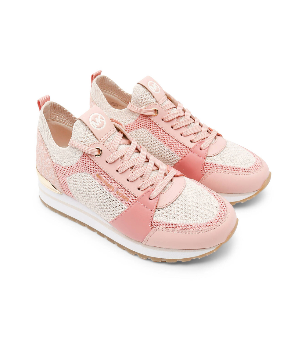 кроссовки billie knit Michael Kors - пудро-розовый(43S3BIFS2D)