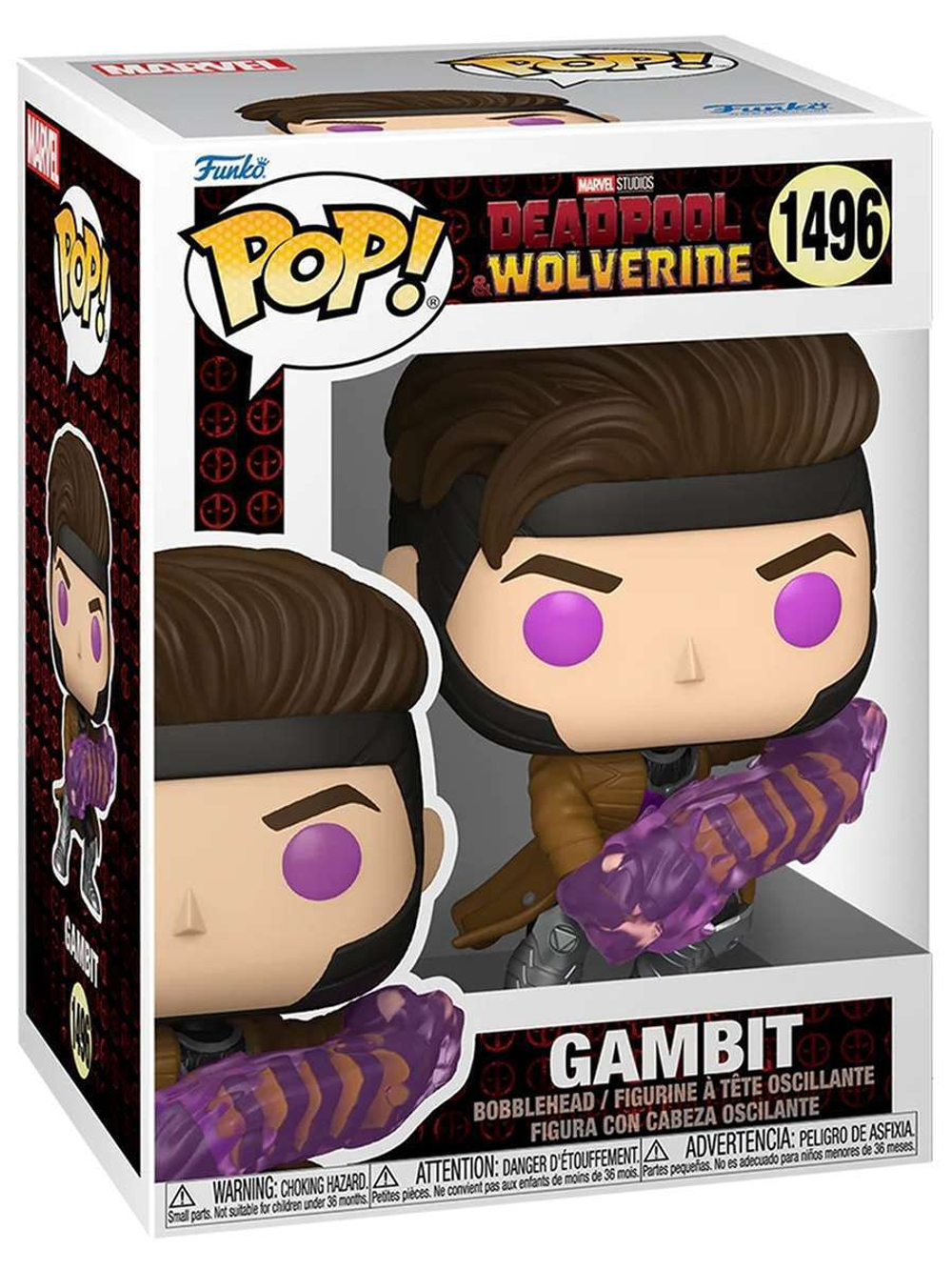 Фигурка Funko POP! Bobble Marvel Deadpool 3 Gambit (1496) 84848